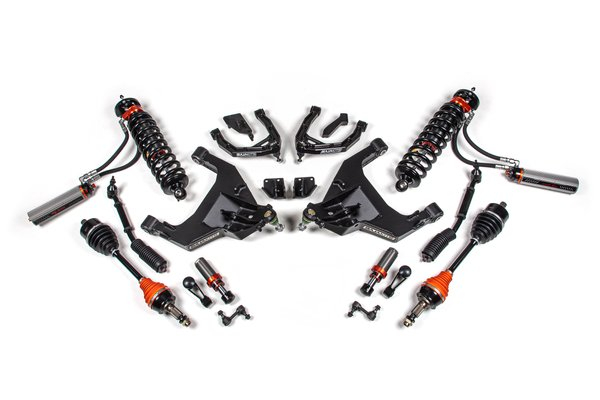 Pre-Runner long travel kit (14.5" of wheel travel) with FOX 3.0 Factory Race IBP Coil over shocks with bump stops | 2019-2026 GM Silverado / Sierra 1500 4WD