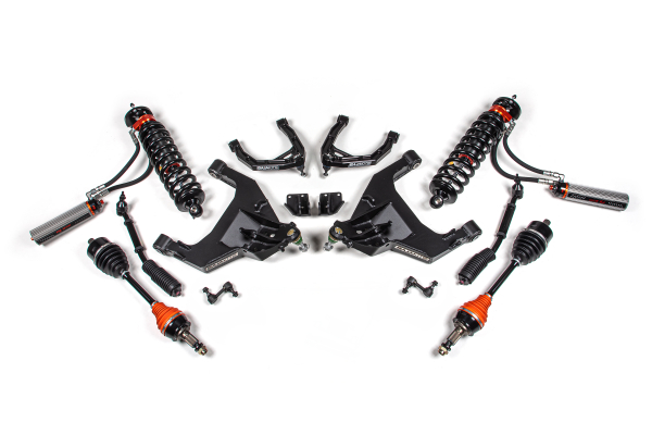 +3.5" Pre-Runner long travel kit - LT1 (14.5" of wheel travel) with FOX 3.0 Factory Race IBP Coil over shocks with out bump stops | 2019-2026 GM Silverado / Sierra 1500 4WD