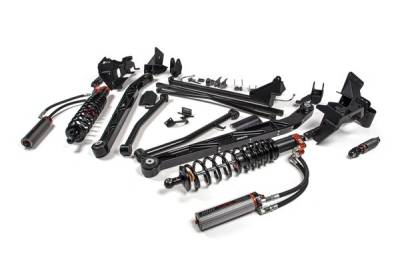 Linked Rear Suspension kit - OEM axle weld on brackets, FOX 3.0 Factory Race IBP Coilovers, with Fox bump stops | 2019-2026 GM Silverado / Sierra 1500 (15.5" of wheel travel) - Image 4